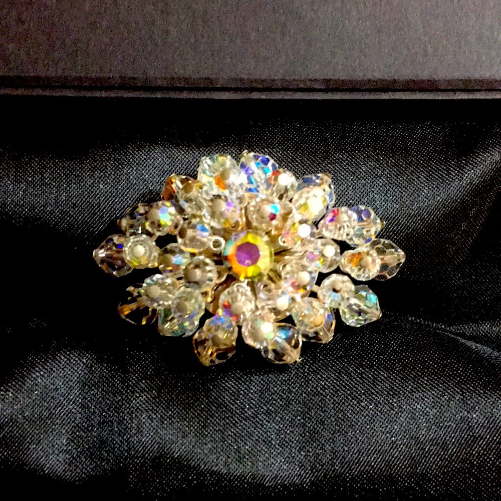 Crystal Brooch